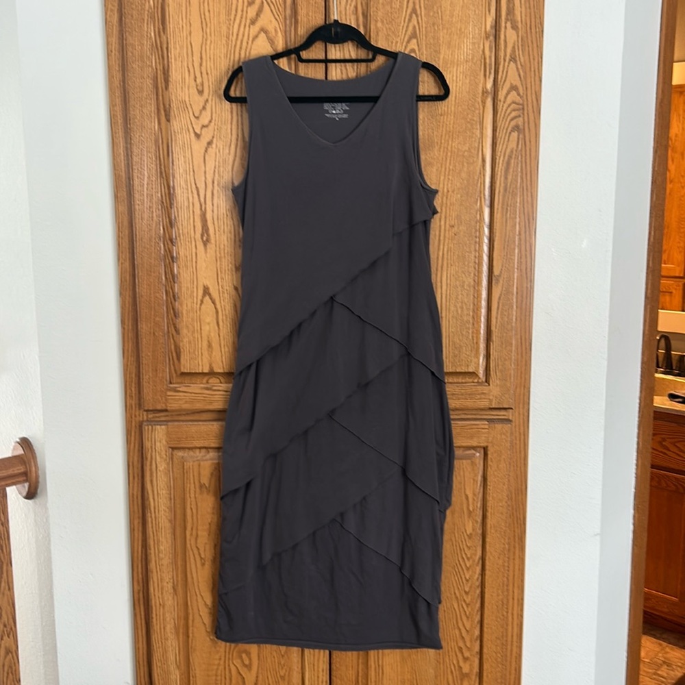 Neon Buddha Dress XL.  Grey/Brown.